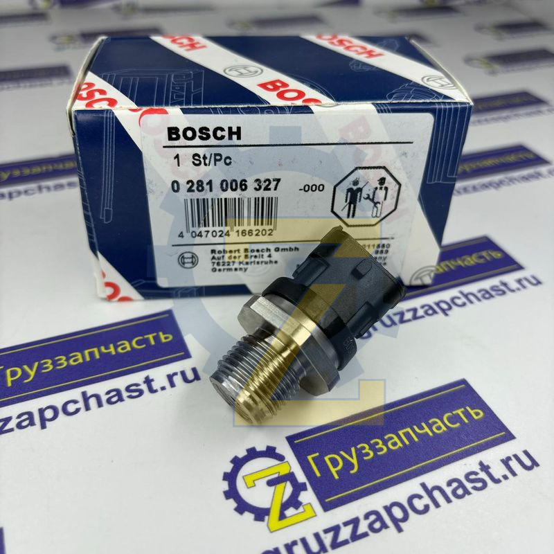 Датчик давления топлива в рампе Евро-4 ISBe/ISDe (ан. 5297640/5261237/0281006150)