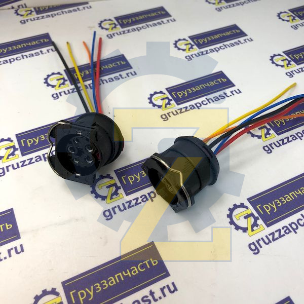 Коннектор фары FAW J6 (разъем 5 контактов) на жгуте